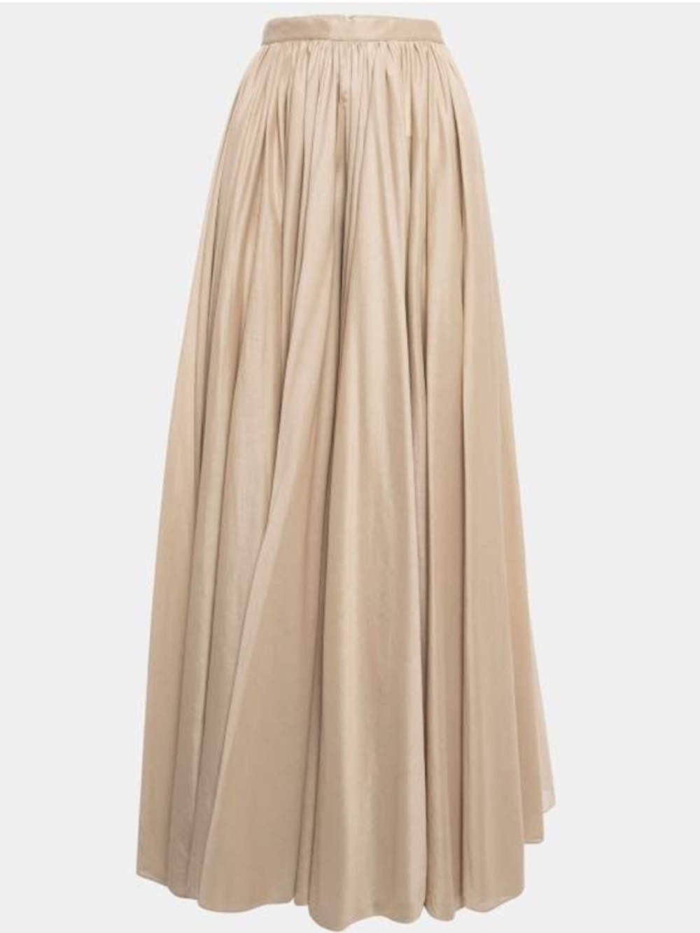 HYFVE Neutral Beige Full-Length Maxi Skirt
